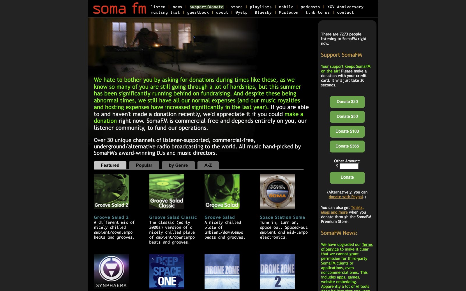 Two Decades Without Ads: The SomaFM and Radio Paradise Model